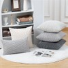 Madizz Pack of 2 Boho Corduroy Cushion Covers 16x16 inch,