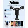 Zchan Car Phone Mount Fit for Toyota Camry 2024-2021,Gravity Auto-Clamping