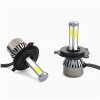 OCTANE LIGHTING 4X6" LED Crystal Yellow Glass Metal Headlight 4000Lm