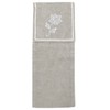 Senko Lacy Rose Paper Holder Cover, Gray, Rose, Embroidery, Elegant,