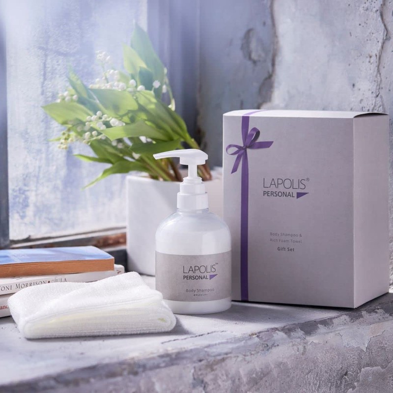 [Set] Rapolis Body Shampoo & Rich Foam Towel Gift Set