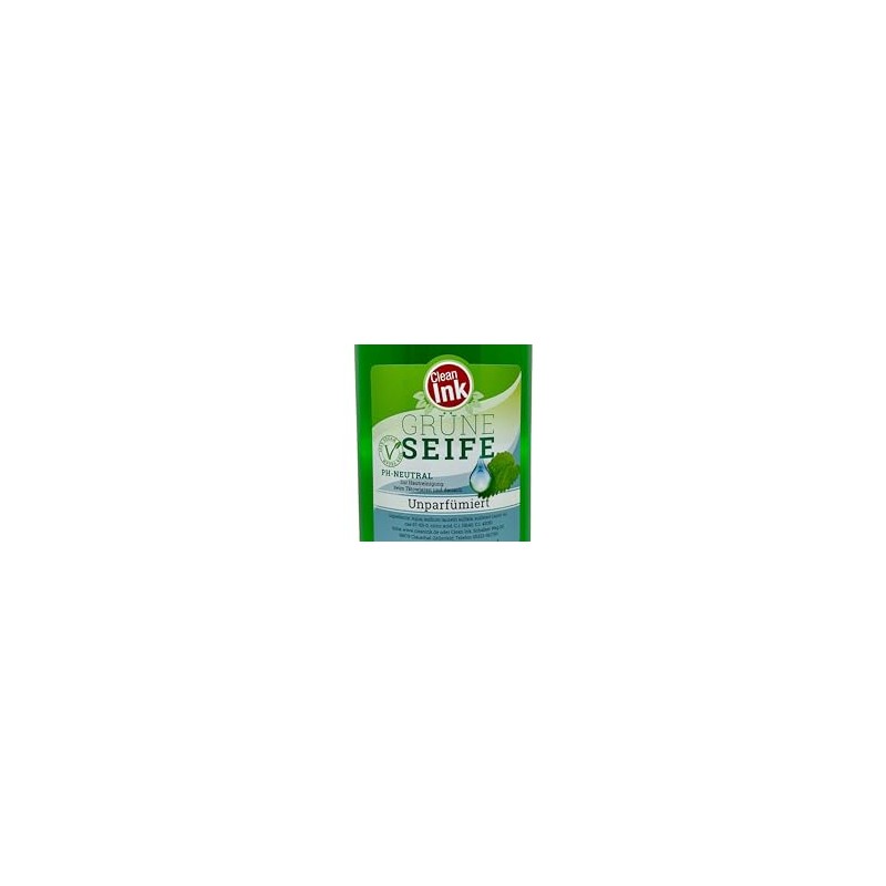 500 ml Clean Ink Green Soap Vegan + 5 Premium