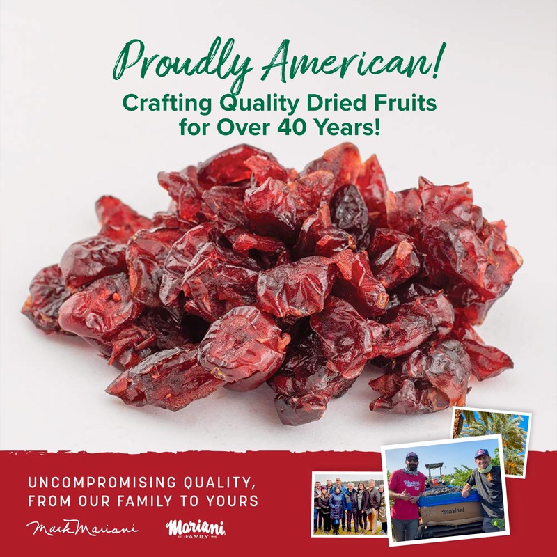 Mariani Organic Dried Cranberries, 30oz, Bulk Family Size Value Pack,