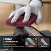 Shawya Maroon Scuff Pad 10 PCS 6" X 9" 320