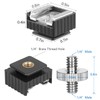 Hot Shoe Mount Adapter to 1/4" Screw Cold Shoe Mount