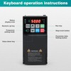 Frequency Converter, VFD Variable Frequency Drive, 220V 1.5KW 1 Phase