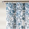 Lush Decor Tanisha Shower Curtain, 72" x 72", Blue &