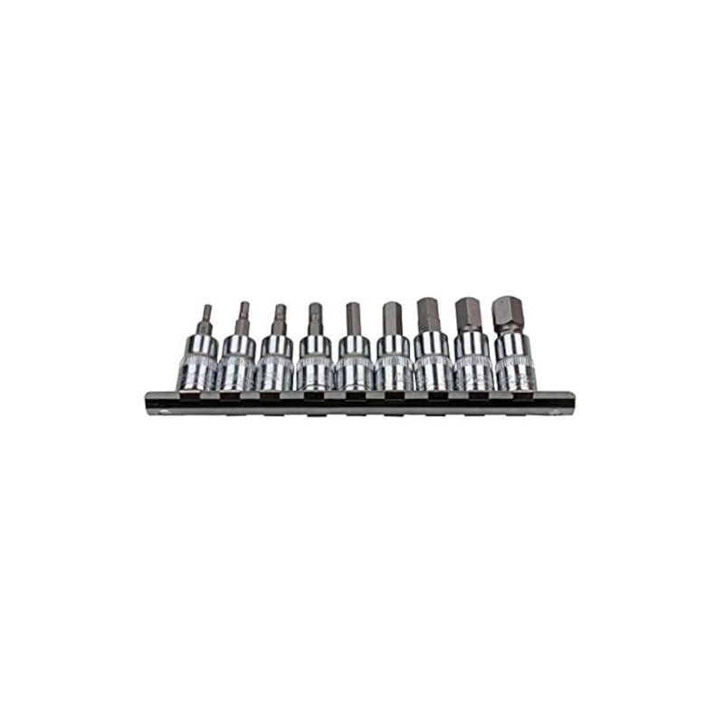 US PRO 3385 9pc 3/8" dr SAE/Imperial Hex, Allen Bit