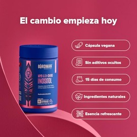 Birdman Myo & D-Chiro Inositol 4100 mg | Proporción 40:1 | Sin Aditivos | Cápsula Vegana | 15 Porciones | 90 Cápsulas