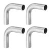 PATIKIL 1 Inch OD 304 Stainless Steel Butt, 2Pack 90