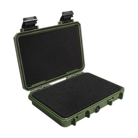 Fonowx Waterproof Hard Case Organizer Protection Protective Storage Box for Home Emergency Repairs Electronic Lens Action Camera, Green