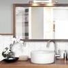 STICKGOO 10-Sheet Herringbone Tile Peel and Stick Backsplash, White Marble