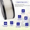 VooGenzek 3 Pieces Lawn Mower Air Filter with 1 Spark