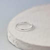 Sterling Silver 2mm Adjustable Plain Toe Ring
