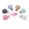 Clips para Chupón de Silicona, 6 Piezas, Multicolor, Accesorios DIY