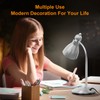 LEPOWER Metal Desk Lamp, Adjustable Goose Neck Table Lamp, Eye-Caring