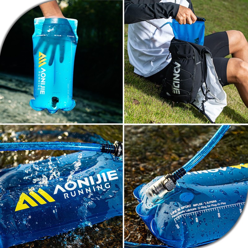 Azarxis Hydration Bladder, 1.5L, 2L, 3L Water Container, Hydration System