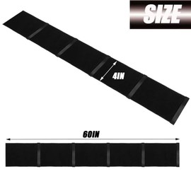 N?A Tree Protector Kit for Slacklines - 59" x 3.9" Tree Guards - 2 Piece Non-Slip Felt Wraps with Anti-Slip Guide Straps - Perfect Outdoor Tree Wear for Ziplines Hammocks Slackline Rope - Black