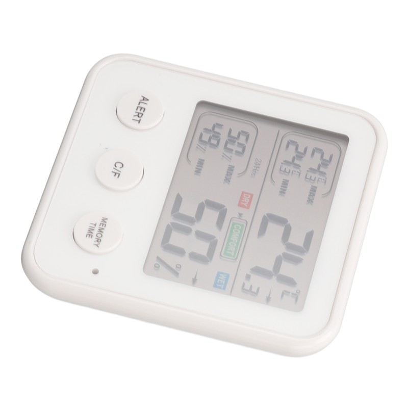 Room Thermometer 3.7in LCD Display High Accuracy Comfort Level Indicator