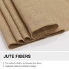 6 Pack Burlap Table Runners 12x72 Inch - Natural Jute