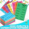Kosiz 504 Sheets Raffle Auction Tickets with 10 Bid Numbers