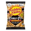 Golden Flake Red Pepper Curly Q Pork Skins 3.5oz/ 3pk