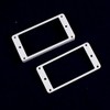 Set of 2 Humbucker Pickup Mounting Rings for bridge and neck pckups,Flat bottom,White