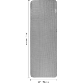 Polyte Toalla de Baño Microfibra Waffle Secado Rápido 430 gsm 76.2x152.4 cm