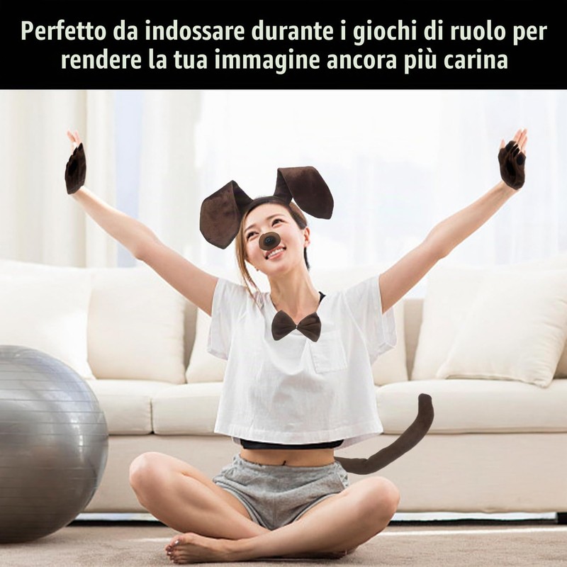OAOSDH 1 Fascia per La Testa, 1 Coda, 1 Naso,