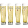 Michelob Ultra Beer Glasses, Pilsner Style, Set of 4, Clear