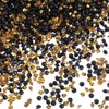 10000 Pcs Clear Scatter Black and Gold Confetti, Acrylic Diamonds