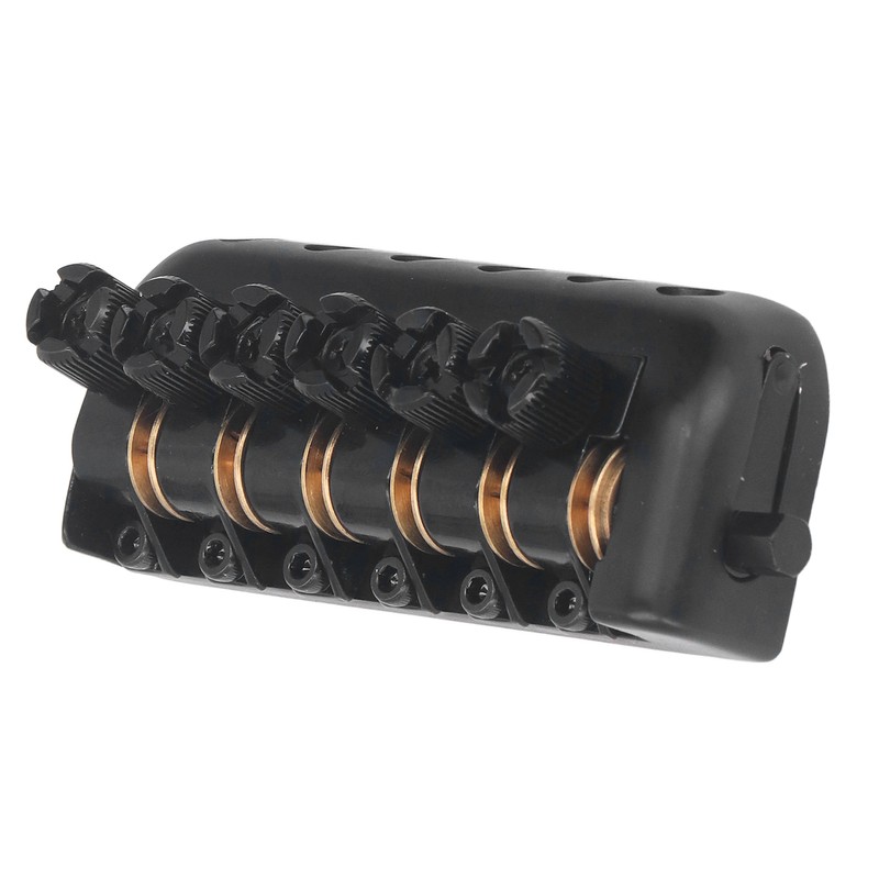 Headless Guitar Bridge Tailpiece 6 String Saddle with Worm Involved