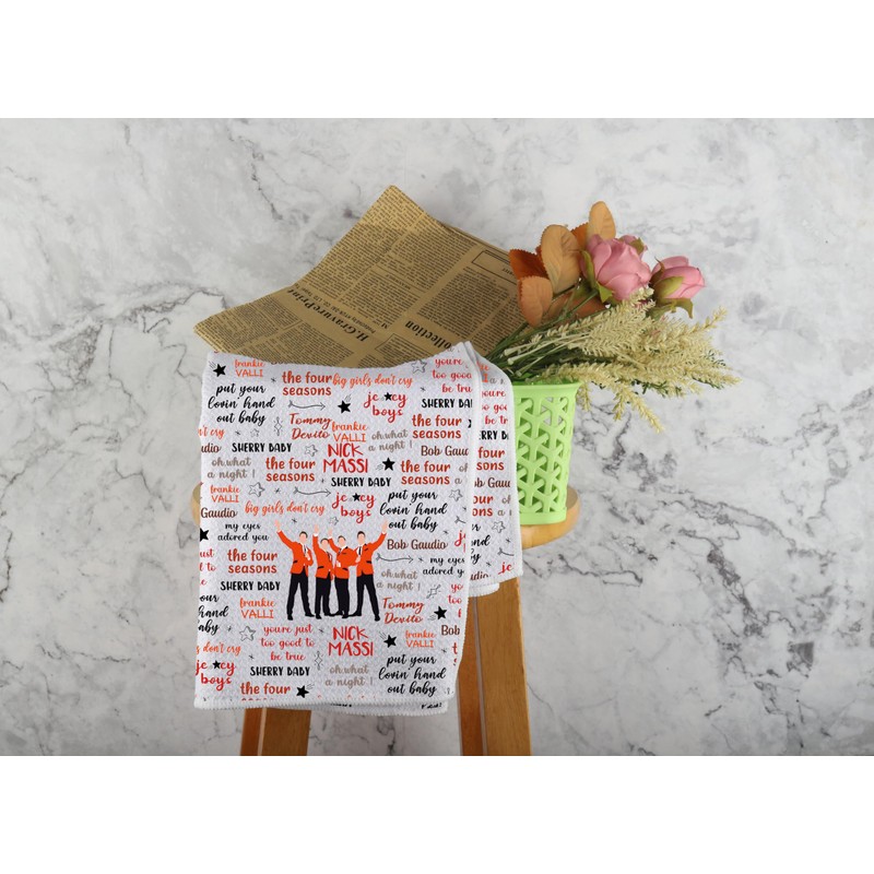 MNIGIU Musical Lover Gift Musical Quotes Dish Kitchen Towel for
