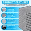11 PCS Upgraded 3-Layer Non-Scratch Wire Dishcloths – Steel Wire
