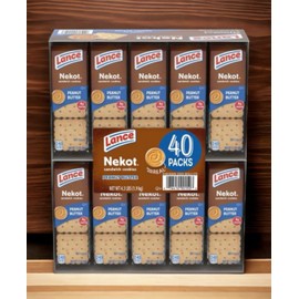 Lance Nekot Peanut Butter Sandwich Cookies (1.75 oz., 40 packs) (2 packs of 20)