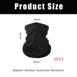 3 Stück Multifunktionstuch,MotorradHalstuch Herren Porosität,Schlauchschal Herren,Baumwolle Tuch,Gesichtsschutz,Radsport-schal,Wirksamer Schutz für das Gesicht,Geeignet für Motorrad- und Fahrradfahren