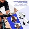 NineLeaf 3PCS Anti-Theft Waterproof Motorcycle Phone Holder Bike Phone Mount,