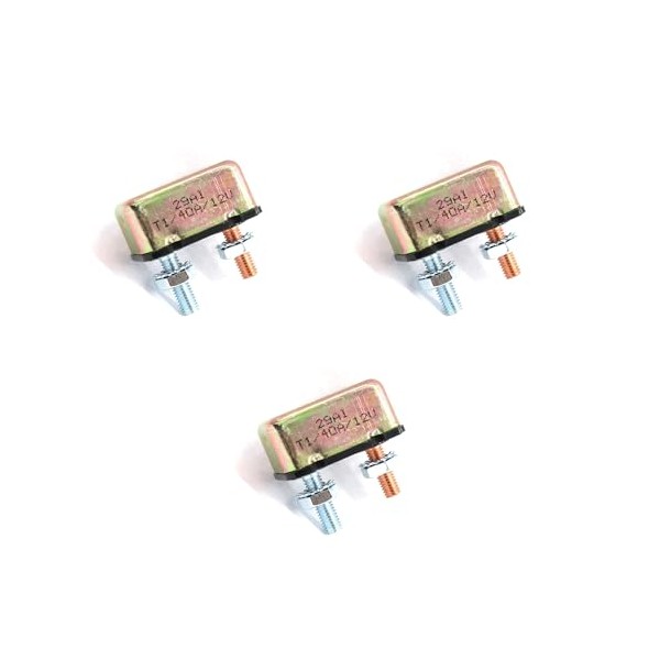 ZOOKOTO ZOOKOTO 3PCS 12V 40Amp Universal Automatic Reset Circuit Breaker