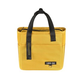Nanxson Insulated Cooler Bag, Large Lunch Bag, Reusable Lunch Bag, Picnic Bag, Thermal Bag for Adults, Men, Women, Work, School and Travel (7L, A Yellow)