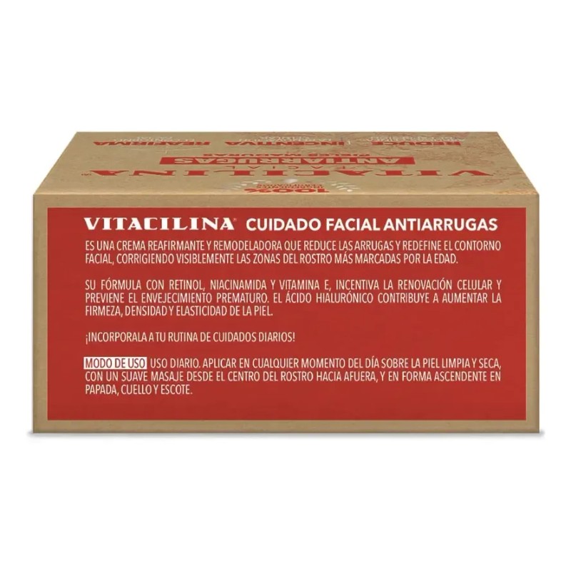 Vitacilina Facial Antiarrugas Piel Madura 3 Tarros