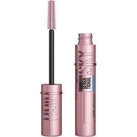 Maybelline, Mascara de pestañas a prueba de agua y brinda alargamiento Lash Sensational Sky High negro, 6ml