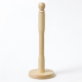 Kitchen Towel Holder Wooden | Free Standing Kitchen Roll Holder | Paper Towel Holder with Sturdy Base | Anti-Slip Wooden Towel Holder for Kitchen & Bathroom