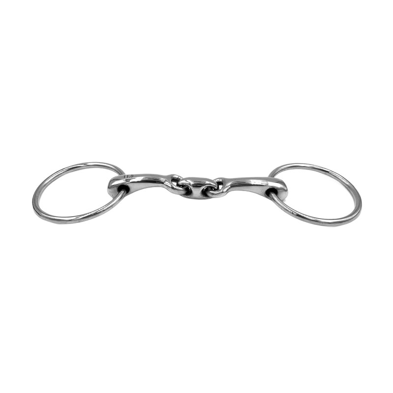 Equine Smile ES0079 ErgoBit Water Snaffle Bit Double Broken Anatomically