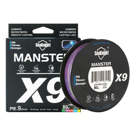 SeaKnight X9 9-Way Fishing Line Braided Salt Water 150 m PE Braided Fishing Line 9 Strands Super Strong Carp Fishing Line Trout 17-80 lb