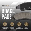 Max Advanced Brakes Rear Brake Pad Compatible With 2018 2019