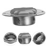 Sosoport 2pcs Stainless Steel Exhaust Vent Cap Outdoor Wall Mounted