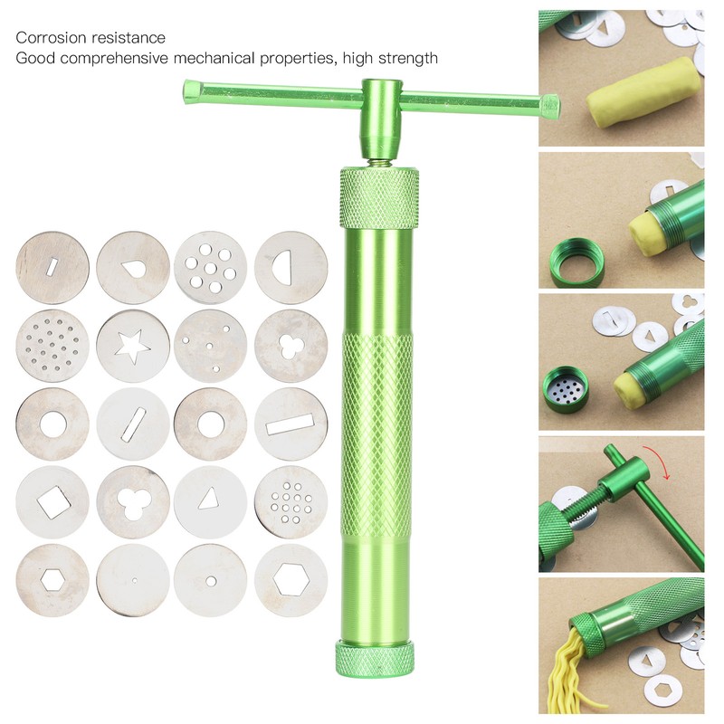 Clay Extruder Rotary Crowded Clay Mud Gun Stainless Steel Squeezer
