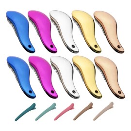 10pcs Cepillo Para Extensiones Cabello Peine Para Cabello