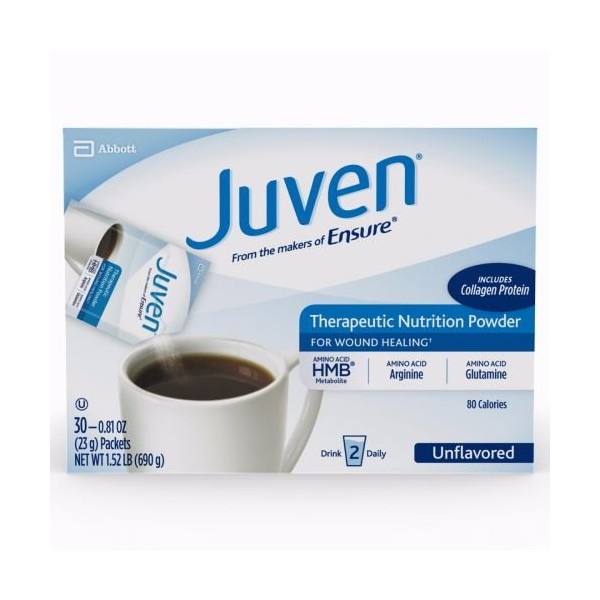 Medline Juven Powder Nutritional Supplement (Unflavored, Packaging : 30EachCarton)