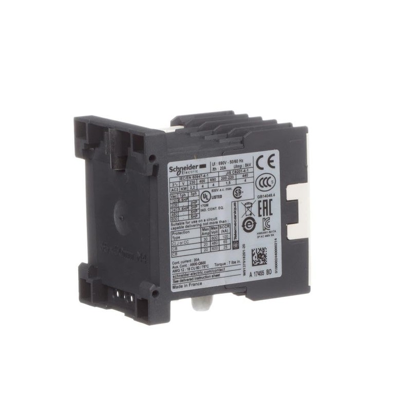 IEC Mini Magnetc Cntactr, 24VDC, 9A, 1NO